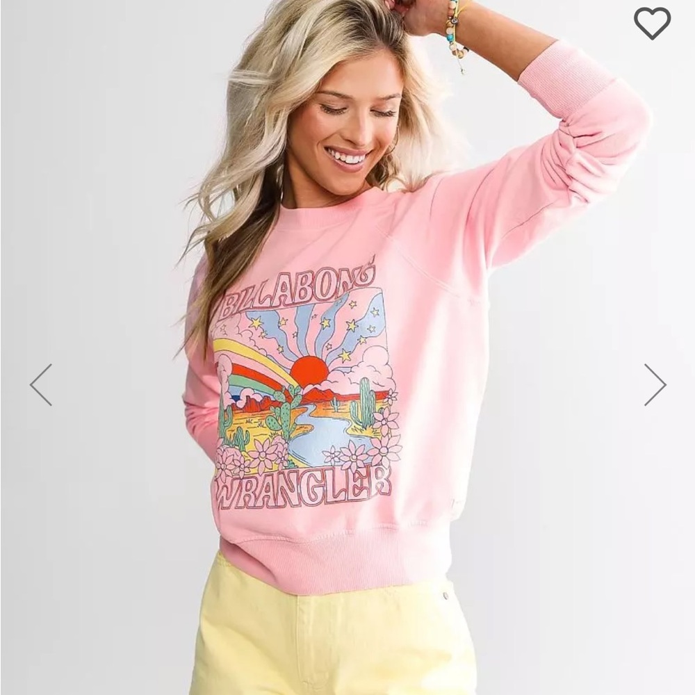 Billabong x wrangler on the rise sweatshirt